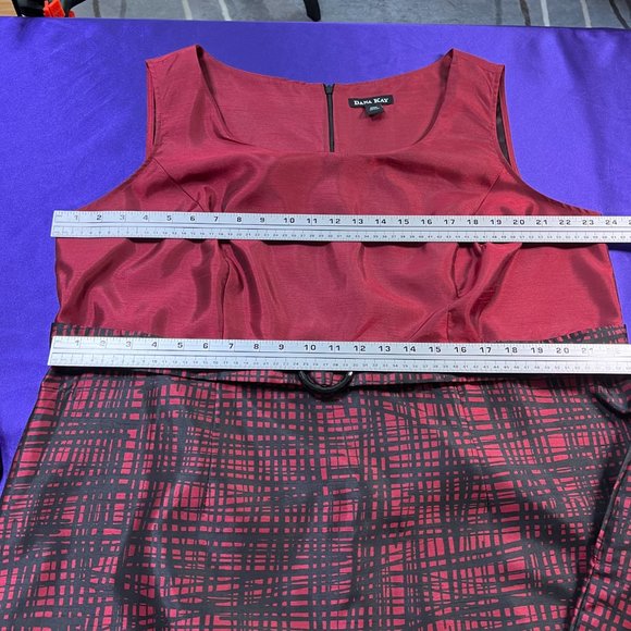 📌Dana Kay Beautiful Shiny Sleeveless Dress with 1/2 Sleeves Jacket - Picture 11 of 16